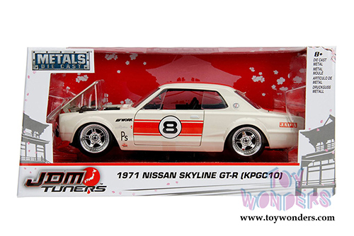 Jada Toys - Metals Die Cast | JDM Tuners&trade; Nissan Skyline GT-R Hardtop (1971, 1/24, diecast model car, Asstd.) 30002-H1